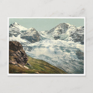 Cartão Postal Eiger Glacier, Bernese Oberland, Suiça vinta