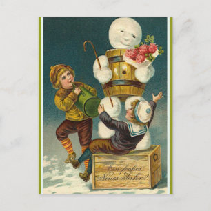 Cartão Postal Ein Frohes Neues Jahr Vintage