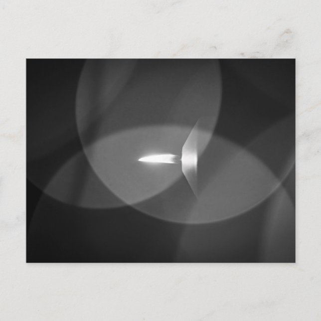 Cartão Postal Eine brennende Kerze (Frente)