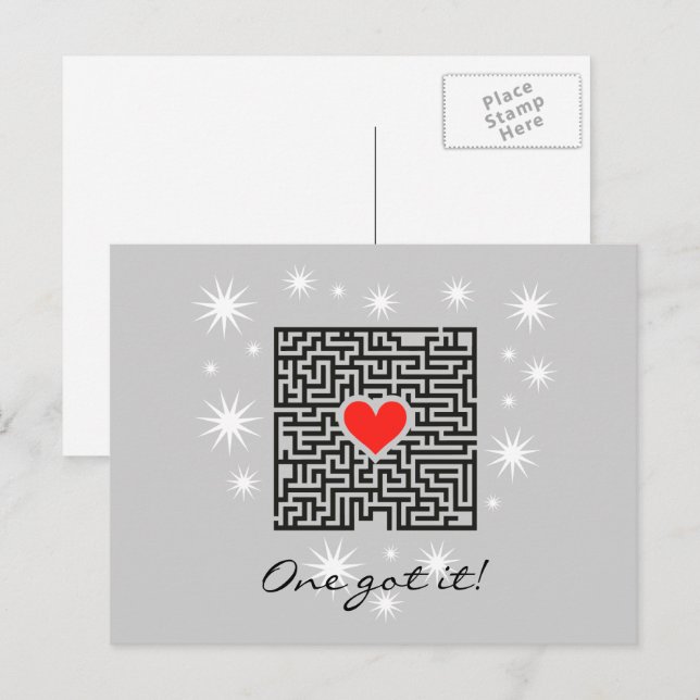 Cartão Postal Einladungskarten JGA (Frente/Verso)