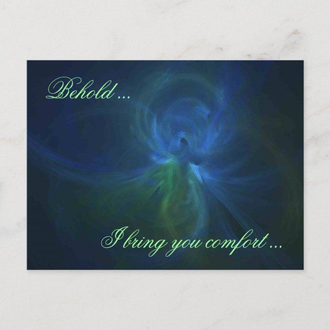 CARTÃO POSTAL EIS ... EU TRAGO CONFORTO PARA VOCÊ ... (Frente)