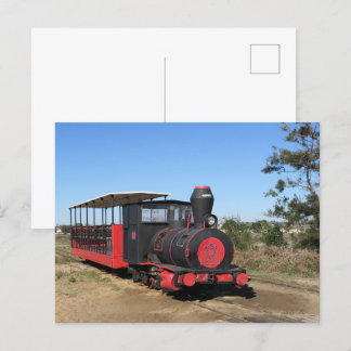 Cartão Postal eisenbahn,fährt zum Praia do Barril,portugal