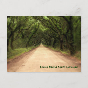 Cartão Postal EIsland South Carolina - Exclusão personalizada