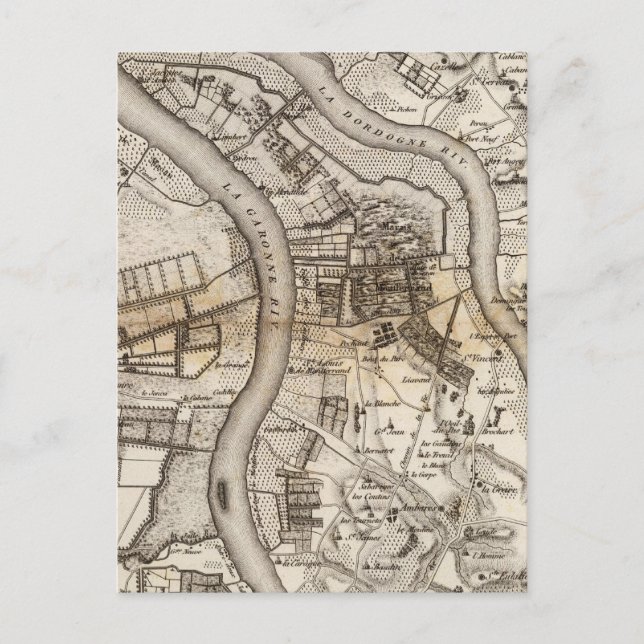 Cartão Postal ejido d'Ambes (Frente)