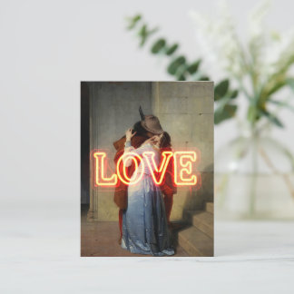 Cartão Postal El Bacio Remix - Neon "LOVE" Wall Art & Merch