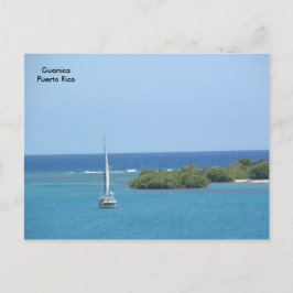Cartão Postal El Bote en el Mar