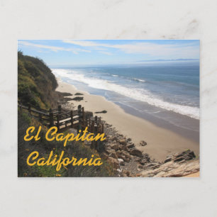 Cartão Postal El Capitan Beach, Califórnia