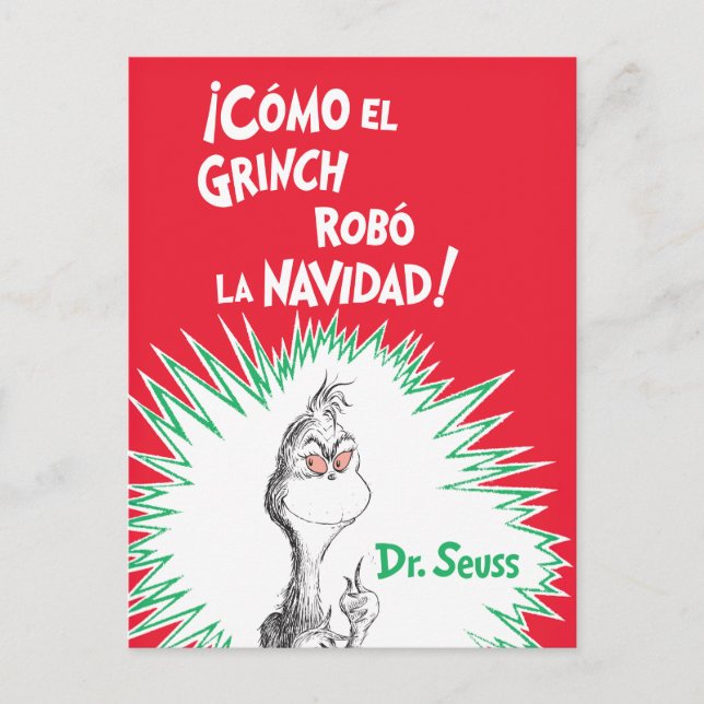 Cartão Postal El Grinch Robó La Navidad (Frente)