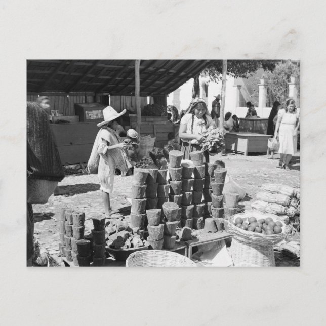 Cartão Postal El Mercado, San Cristobal de Las Casas (Frente)