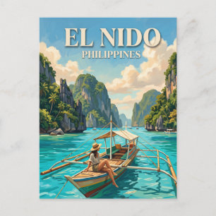 Cartão Postal El Nido Baía de Bacuit Filipinas
