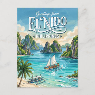 Cartão Postal El Nido Filipinas