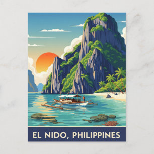 Cartão Postal El Nido Filipinas Viagem