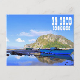 Cartão Postal El Nido nas Filipinas de Palawan