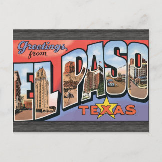 Cartão Postal El Paso Texas