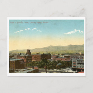 Cartão Postal El Paso, Texas 1909 Vintage