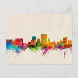 Cartão Postal El Paso Texas Skyline Cityscape