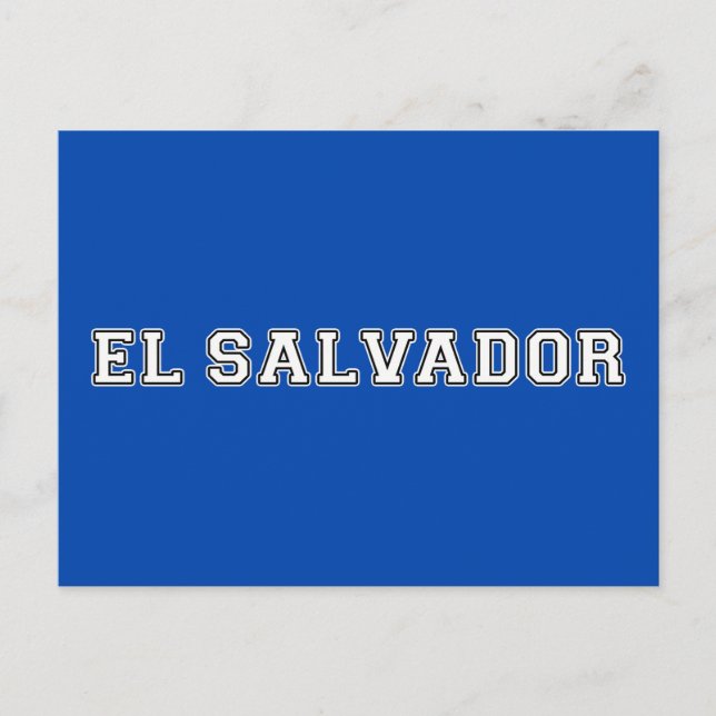 Cartão Postal El Salvador (Frente)