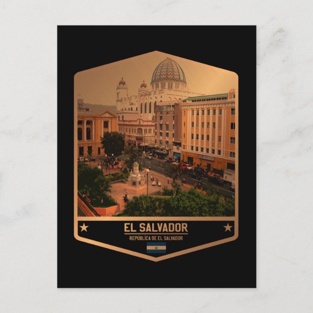 Cartão Postal El Salvador (Frente)