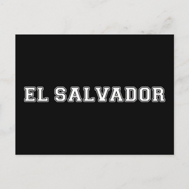 Cartão Postal El Salvador (Frente)
