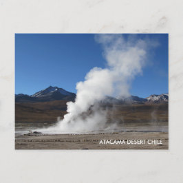 Cartão Postal El Tatio Geyser, Deserto de Atacama, Cartão-postal