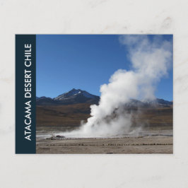 Cartão Postal El Tatio Geyser, Deserto de Atacama, Cartão-postal