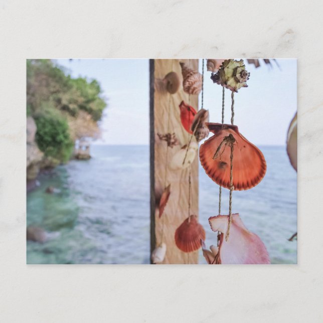 Cartão Postal Ela Vende conchas marinhas (Frente)