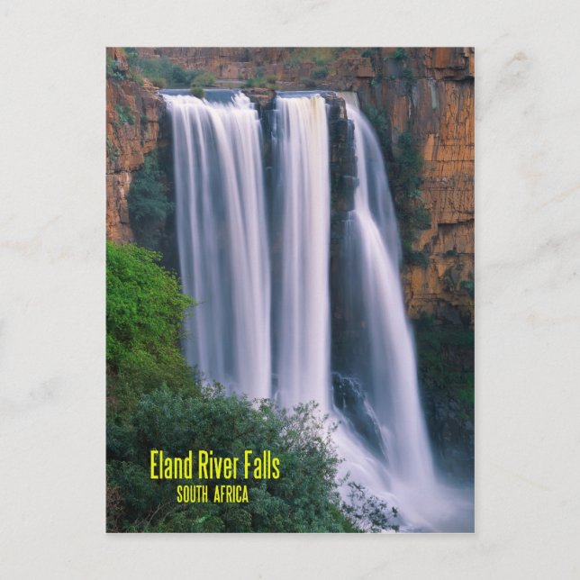 Cartão Postal Eland River Falls (Frente)