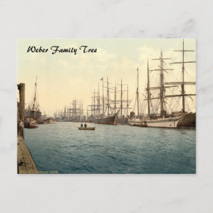 Cartão Postal Elbe, Hamburgo, Alemanha