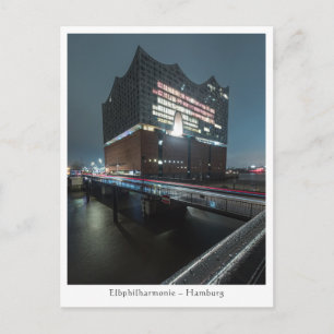 Cartão Postal Elbphilharmonie Hamburgo