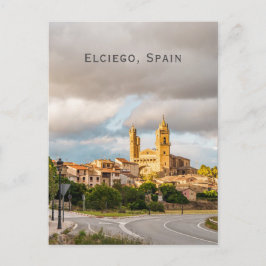 Cartão Postal Elciego, cidade da região vinícola de La Rioja 