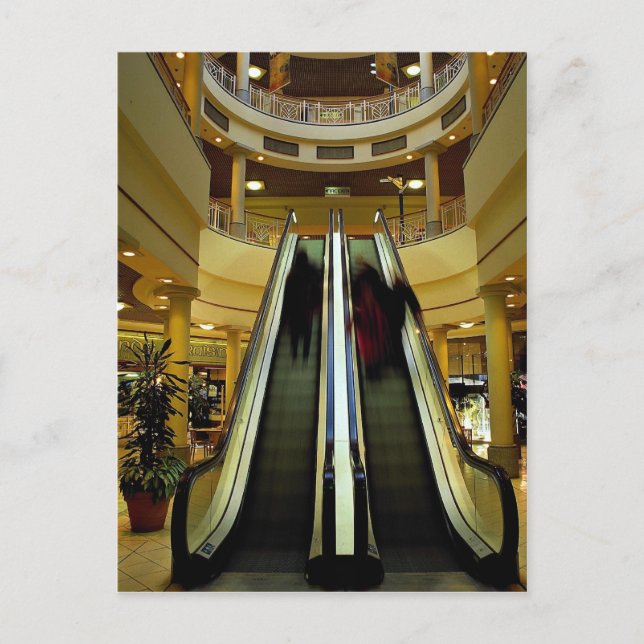 Cartão Postal Eldon Garden comprando shopping, Newcastle, Inglat (Frente)