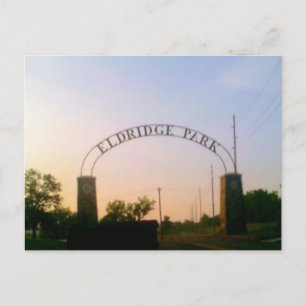 Cartão Postal Eldridge Park em Elmira, NY no Cartão-postal Suns