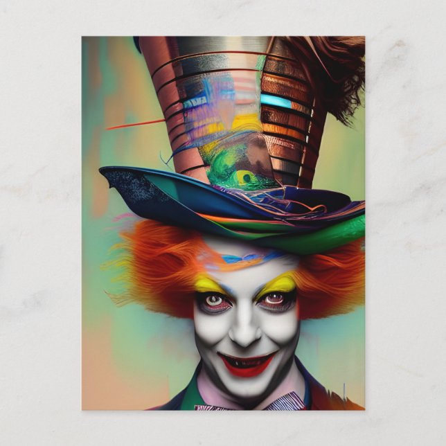 Cartão Postal Ele é louco (Frente)