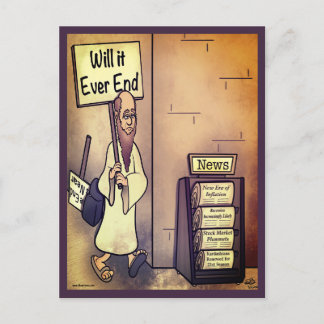 Cartão Postal Ele nunca terminará a Poster