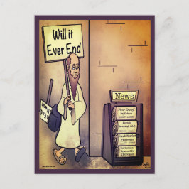 Cartão Postal Ele nunca terminará a Poster