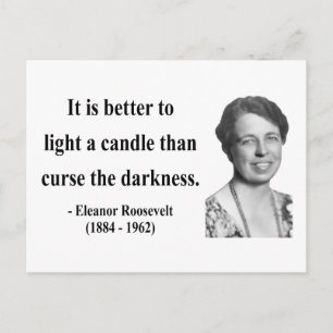 Cartão Postal Eleanor Roosevelt Cotação 3b