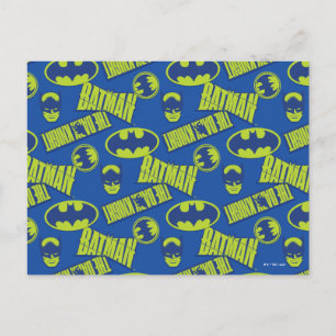 Cartão Postal Electric Up Batman - The Dark Knight Pattern