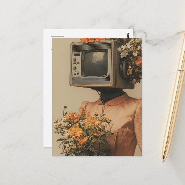 Cartão Postal Electronic Woman  (Frente/Verso In Situ)