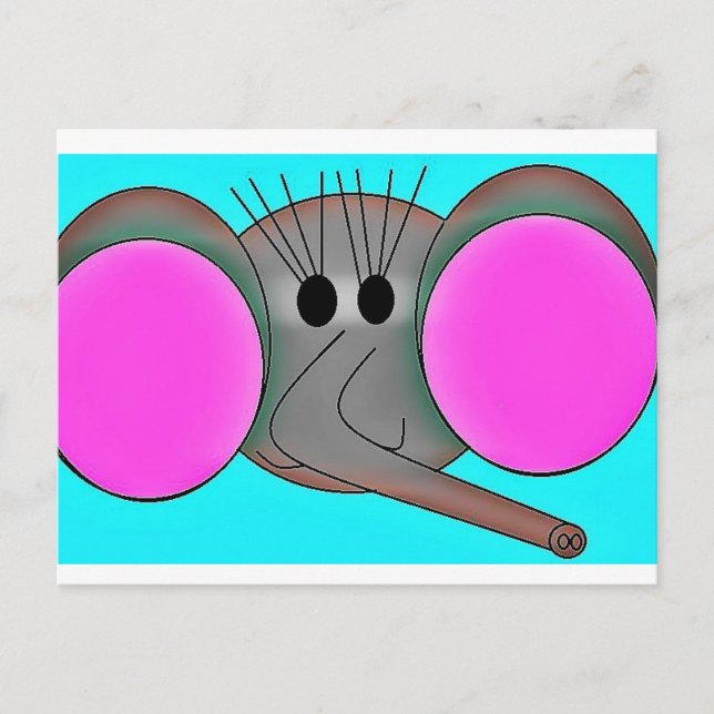 Cartão Postal Elefante (Frente)