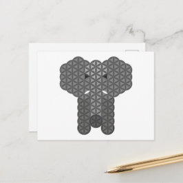 Cartão Postal Elefante sagrado - Elefante da vida.