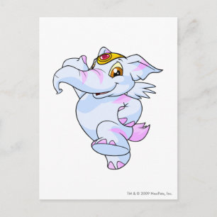 Cartão Postal Elefante Striped