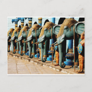 Cartão Postal Elefantes