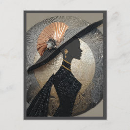 CARTÃO POSTAL ELEGÂNCIA COROADA #1