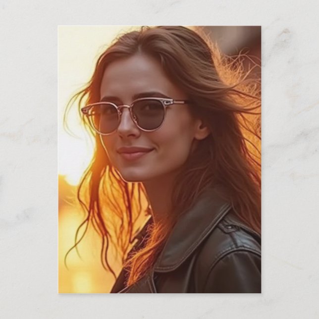 Cartão Postal Elegância da hora do ouro (Frente)