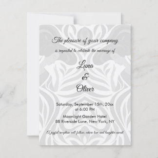 Cartão Postal Elegant Yumeji-Inspired Wedding Invitation | MOMO