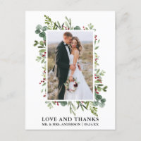 Elegante Amor e Agradecimento Aguarela Inverno Fol
