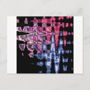 Cartão Postal Elegante Belo e adorável design de padrão de cores