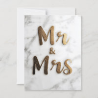 Elegante Brilho Dourado "Sr & Sra" em um Fundo de 