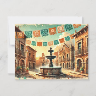 Cartão Postal elegante Cinco de Mayo