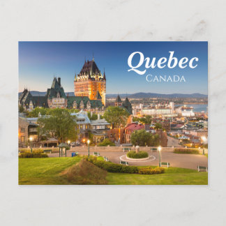 Cartão postal Elegante do Quebec Canadá
